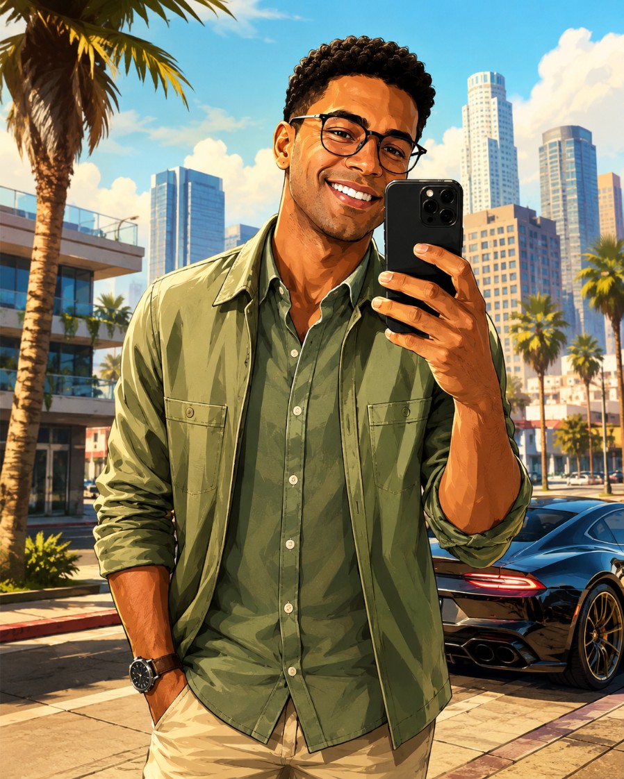 Resultado masculino em GTA V
