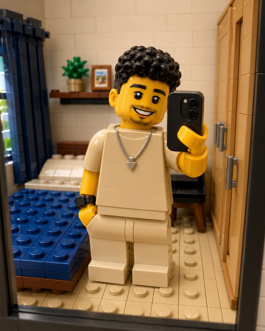Resultado masculino em LEGO